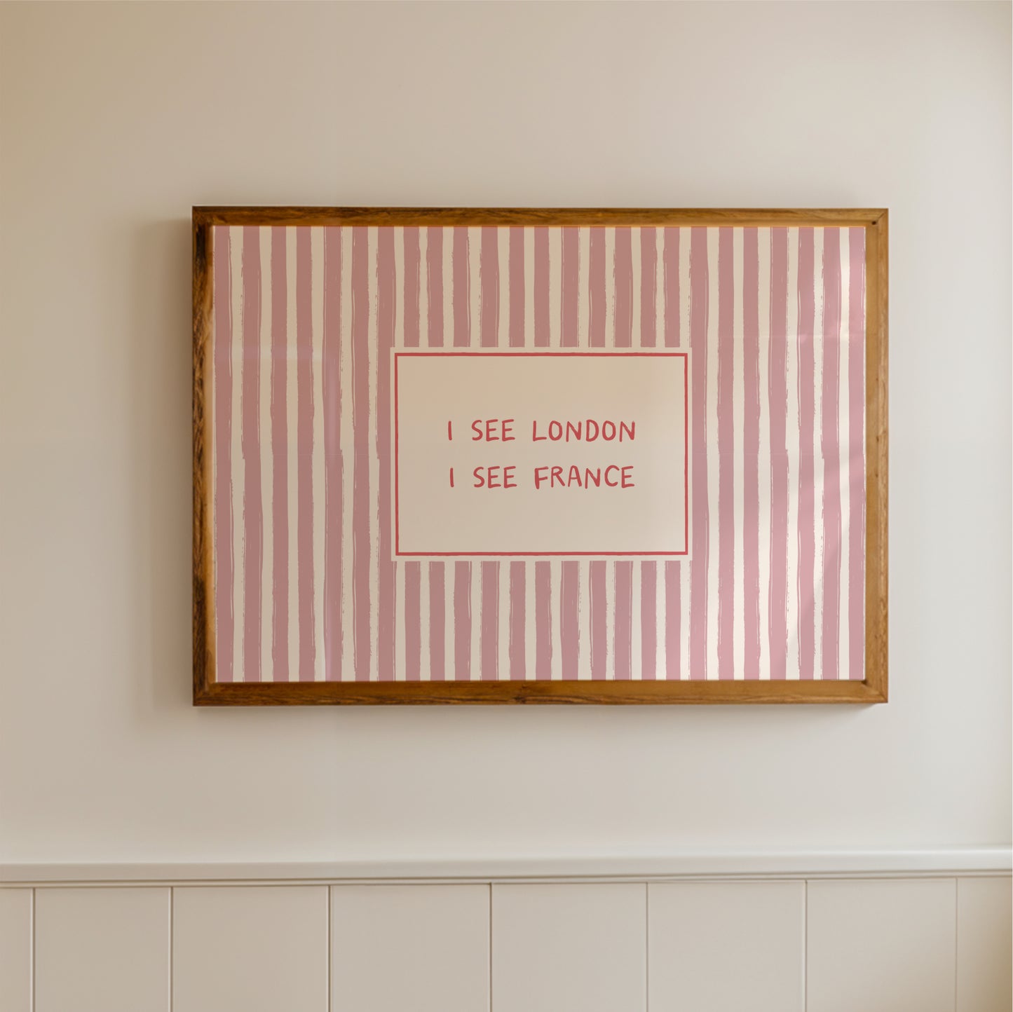 I See London I See France - Bathroom Wall Art