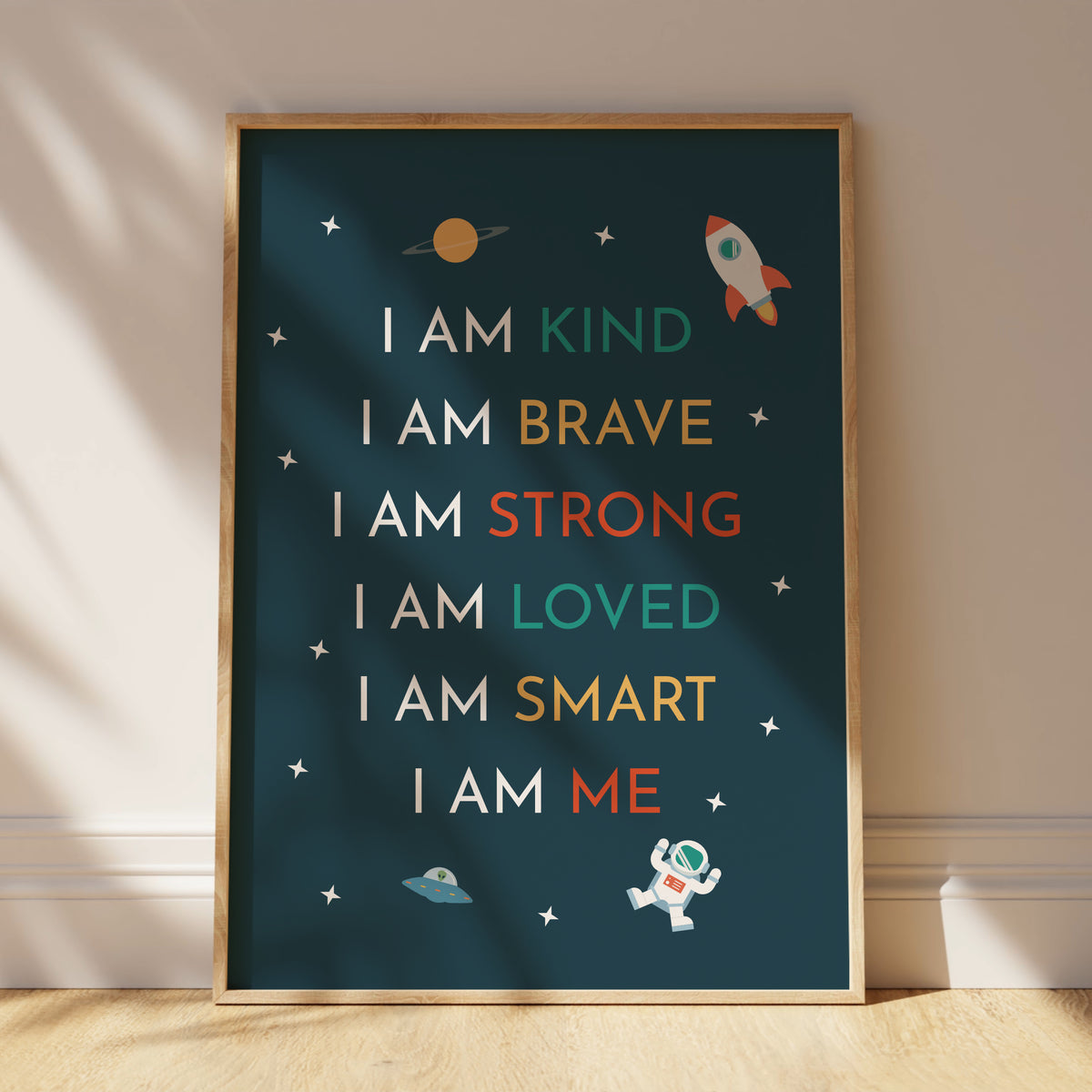 I Am Me - Kids Space Wall Art