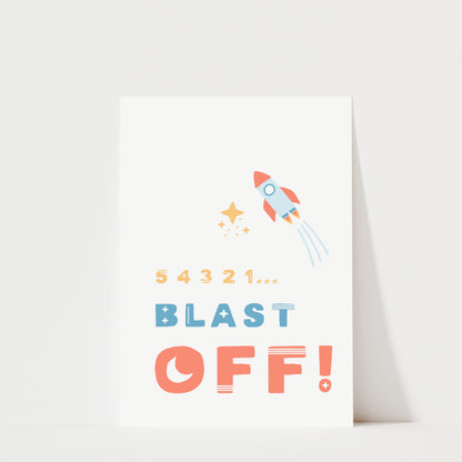 Blast Off - Kids Wall Art