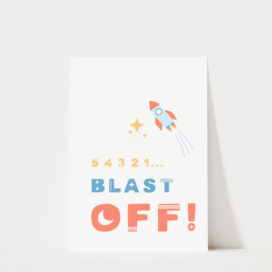 Blast Off - Kids Wall Art