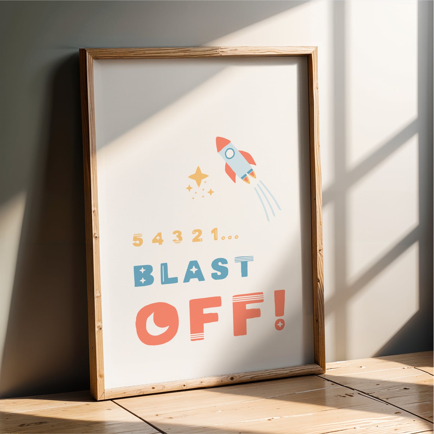 Blast Off - Kids Wall Art