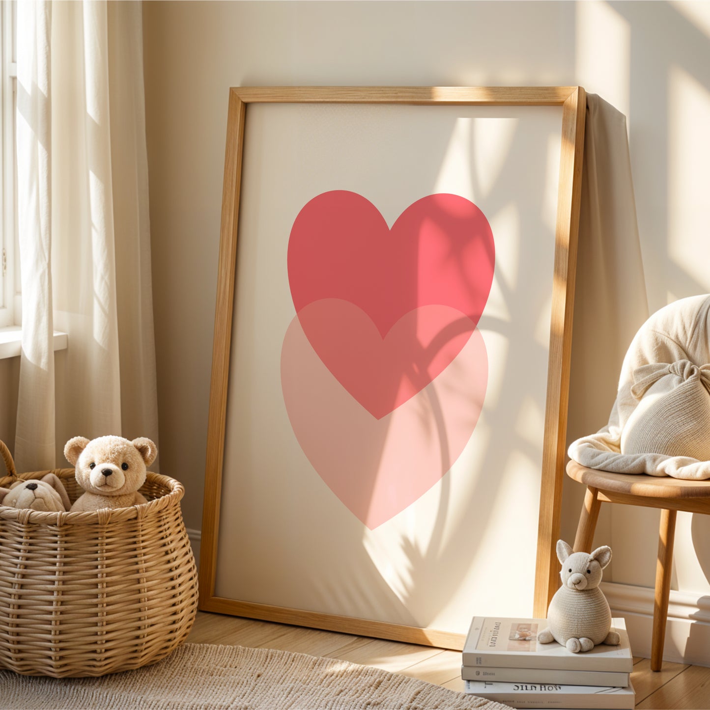 Love Hearts - Kids Wall Art
