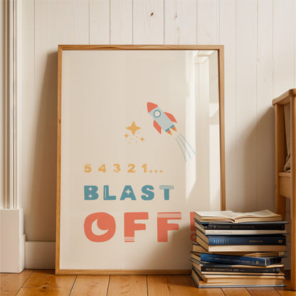 Blast Off - Kids Wall Art