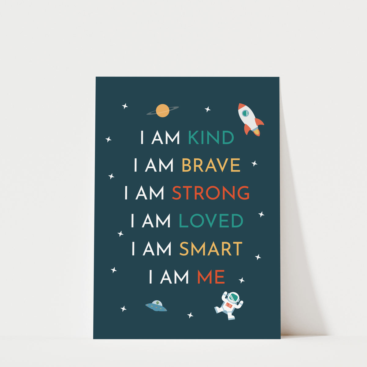 I Am Me - Kids Space Wall Art