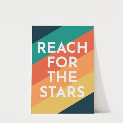 Reach for the Stars - Kids Space Wall Art
