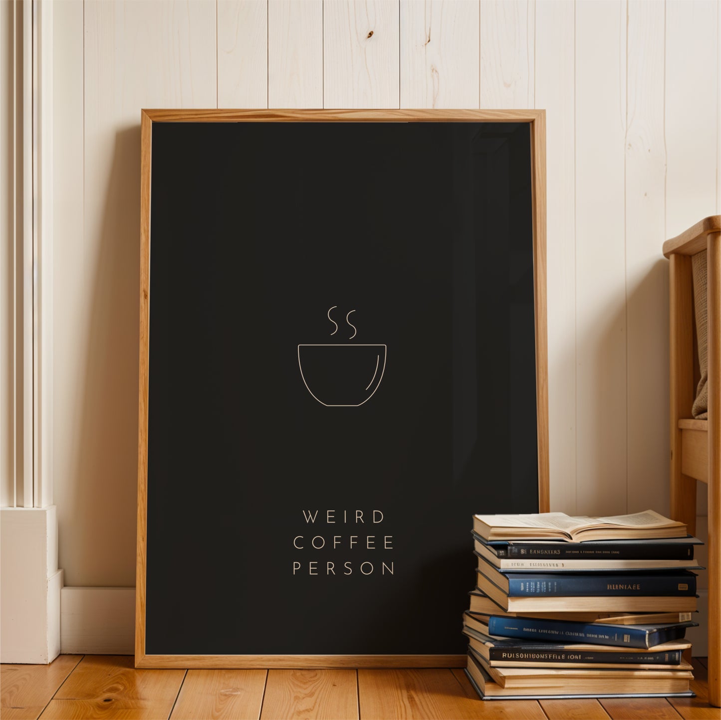 Weird Coffee Person - Coffee Wall Art