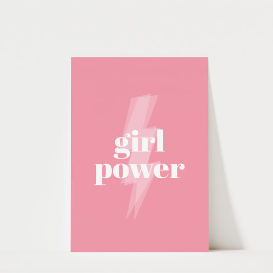 Girl Power Nursery Print | Inspirational Quote Poster