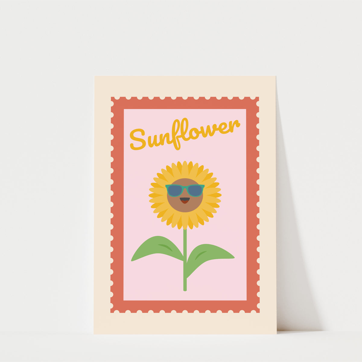 Sunflower Nursery Wall Art - Nature inspired bedroom and playroom decor