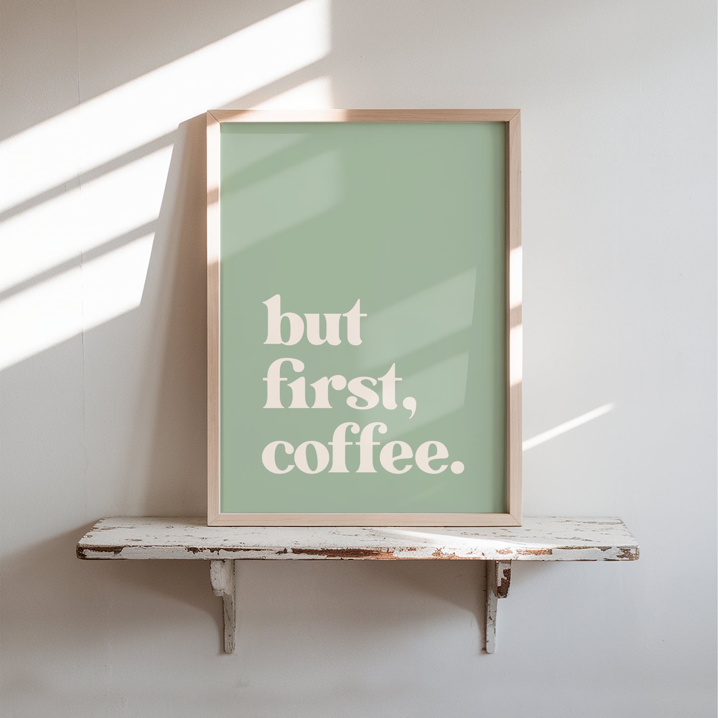 But First Coffee - Coffee Wall Art Print
