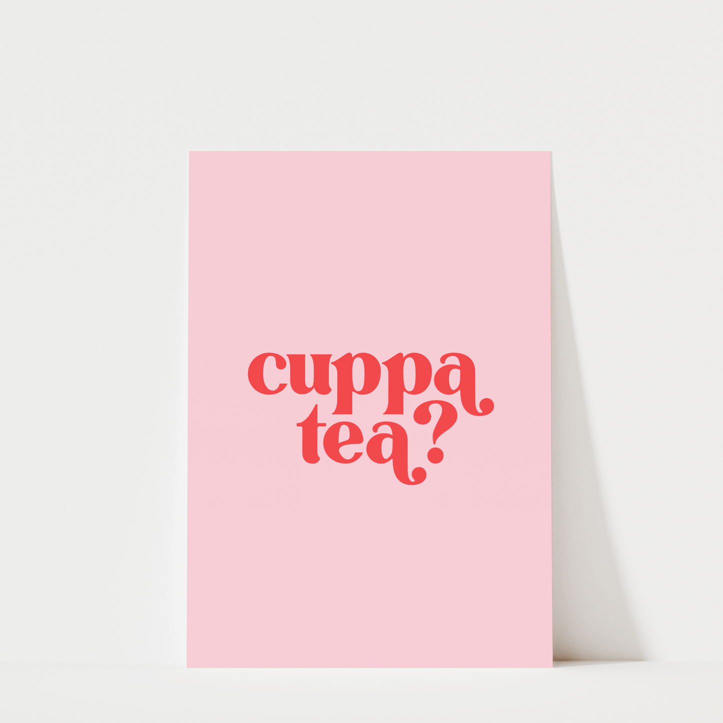 Cuppa Tea - Kitchen Wall Art Print
