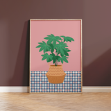 Japanese Aralia Plant Print