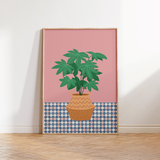 Japanese Aralia Plant Print