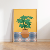 Japanese Aralia Plant Print