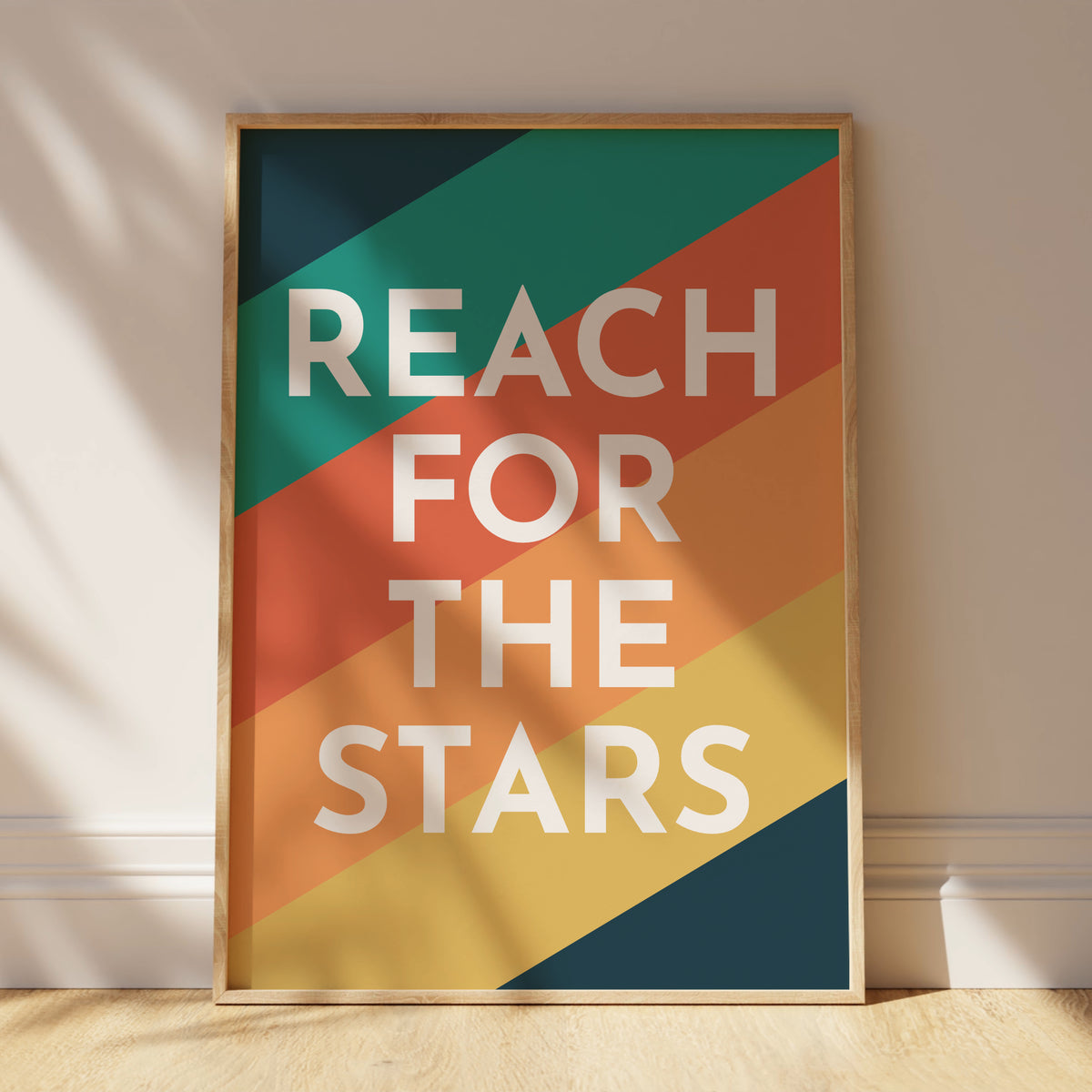 Reach for the Stars - Kids Space Wall Art