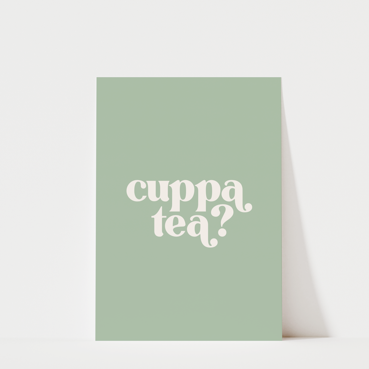 Cuppa Tea - Kitchen Wall Art Print