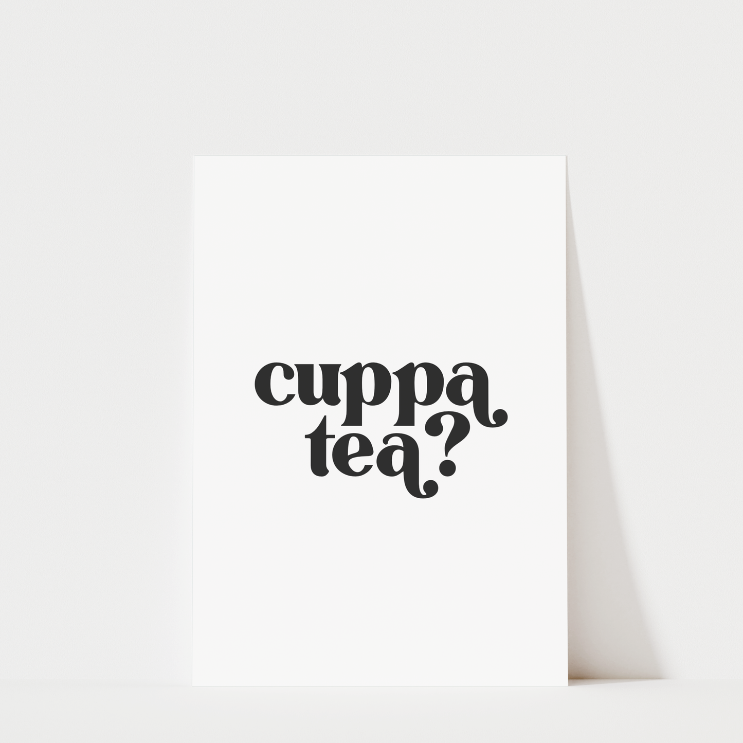 Cuppa Tea - Kitchen Wall Art Print