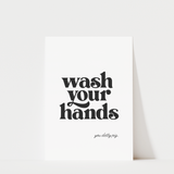 Wash Your Hands You Detty Pig Print