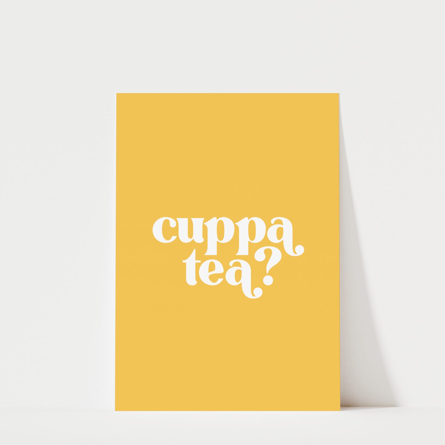 Cuppa Tea - Kitchen Wall Art Print