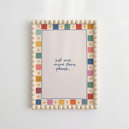 Just One More Story Print - Kids Bedroom Wall Art
