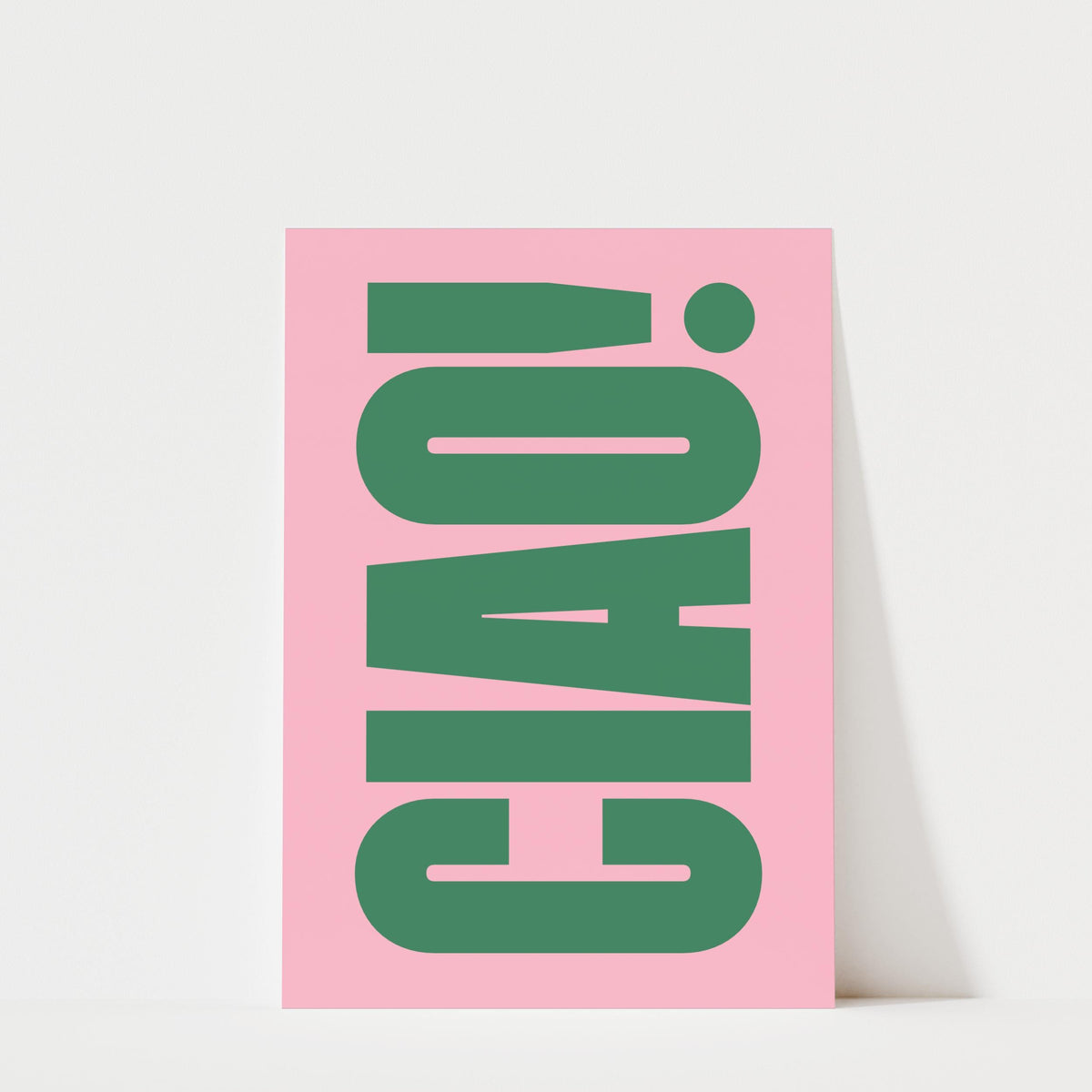 Ciao! - Italian Typography Print