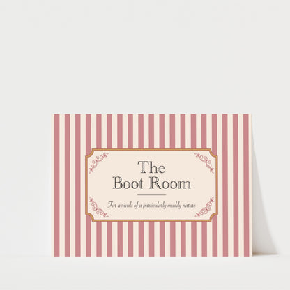 The Boot Room Landscape Print - Country House Wall Art | British Home Decor