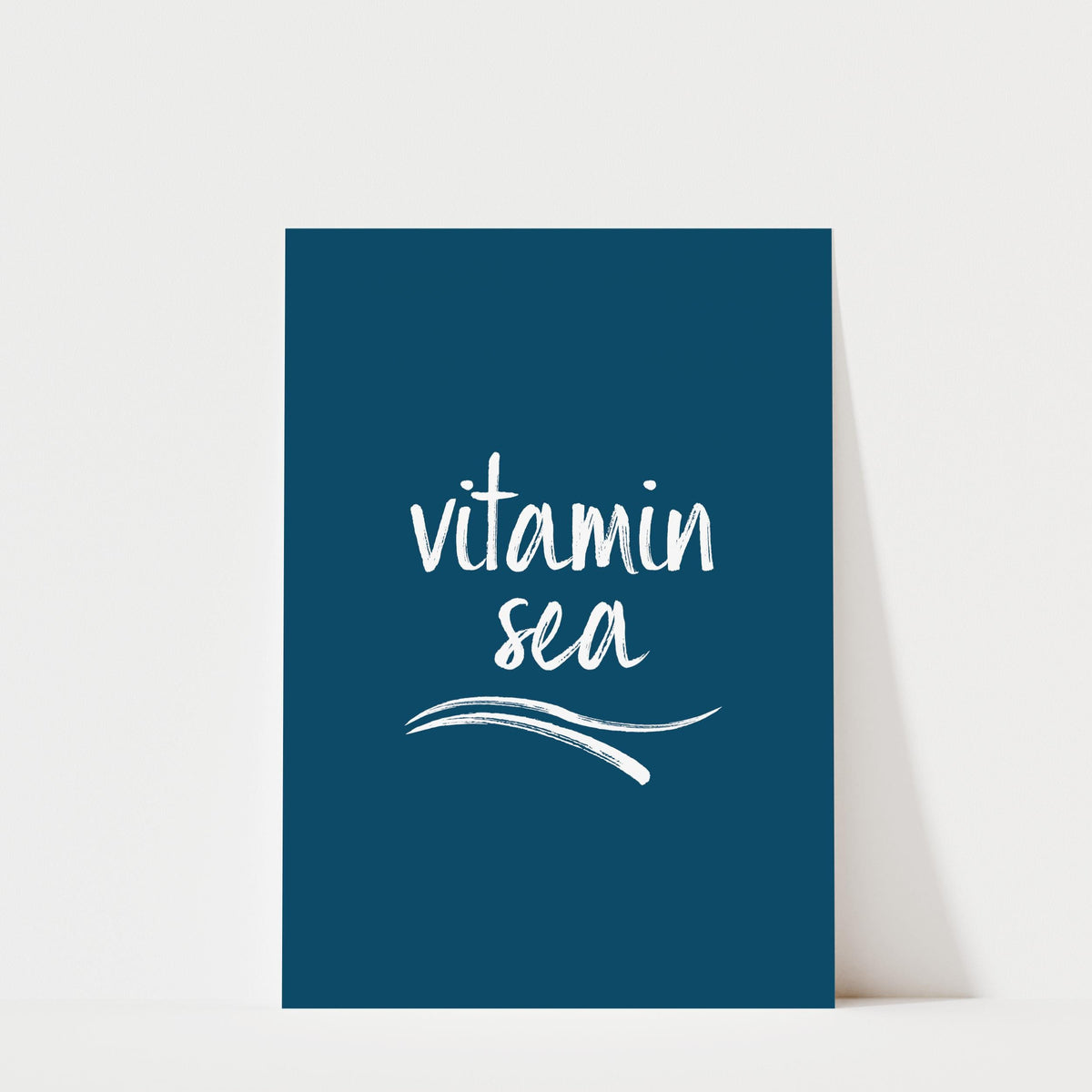 Vitamin Sea - Typography Print