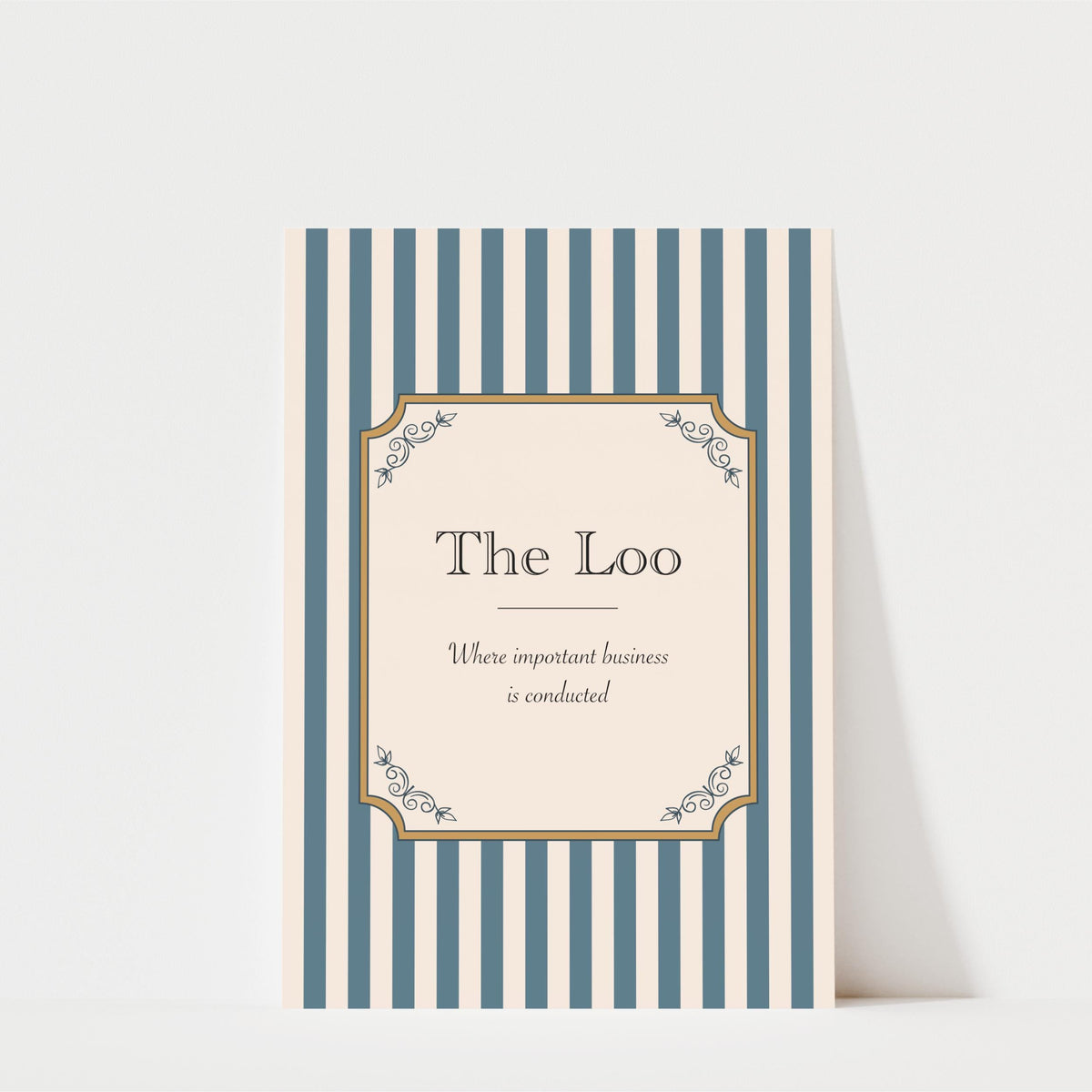 The Loo Print - Country House Wall Art | British Home Decor