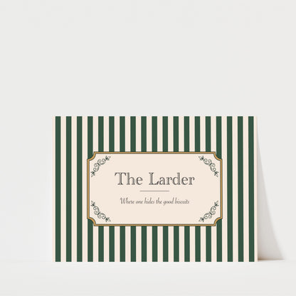 The Larder Landscape Print - Country House Wall Art | British Home Decor